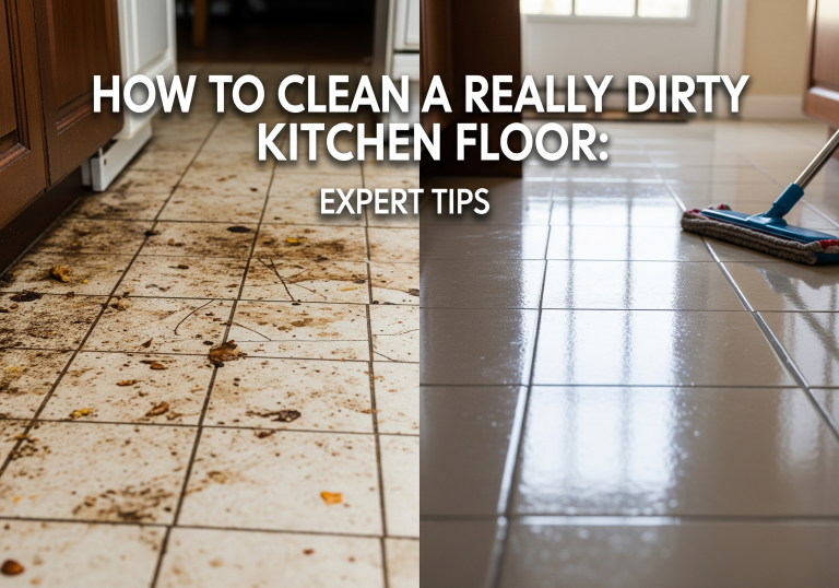 How to Clean a Really Dirty Kitchen Floor: Expert Tips