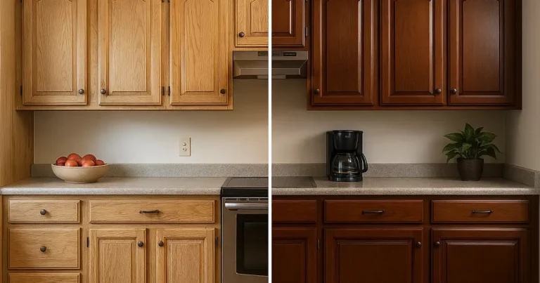 How Do I Stain Kitchen Cabinets