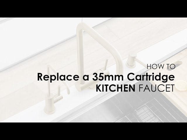 How to Change Kitchen Faucet Cartridge