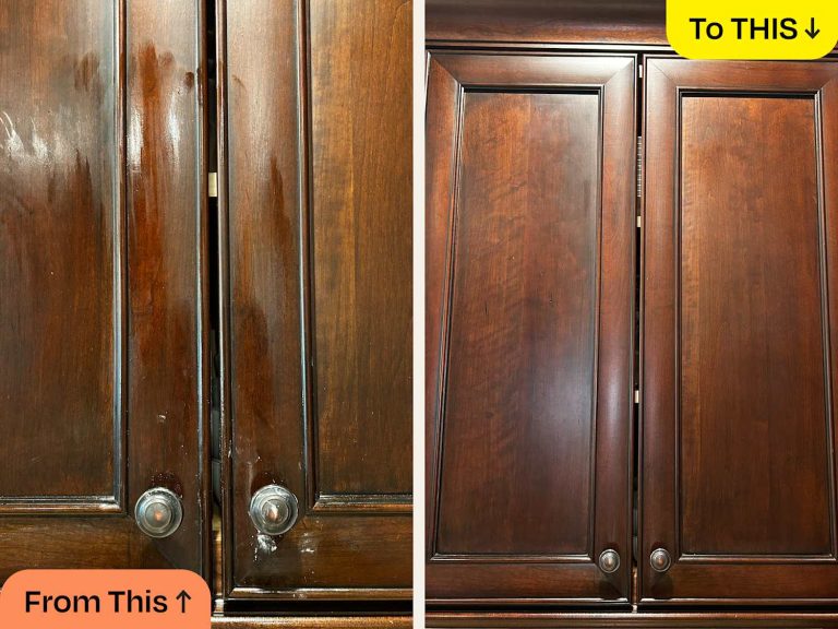 How to Clean Grease Kitchen Cabinets