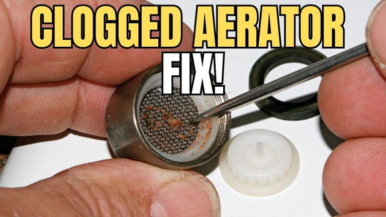 How to Clean Kitchen Sink Aerator