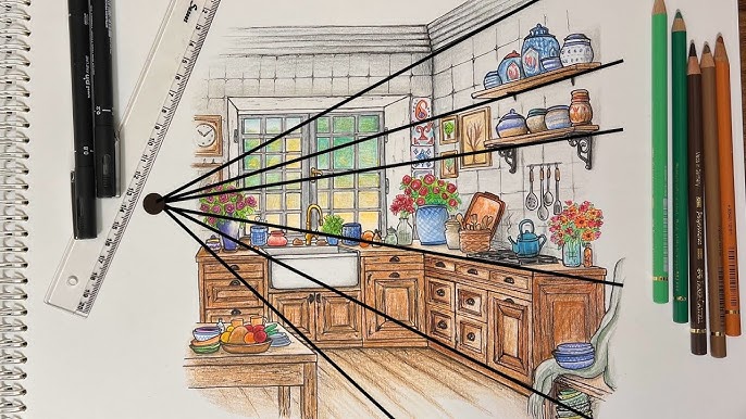 How to Draw a Kitchen Design