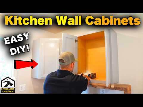 How to Install Kitchen Wall Cabinets