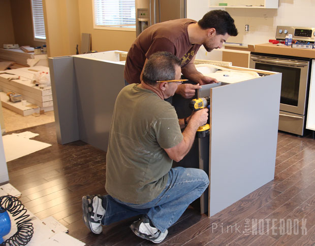 How to Make a Kitchen Island Out of Base Cabinets