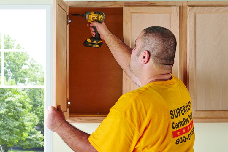 How to Paint Kitchen Cabinets Without Brush Marks
