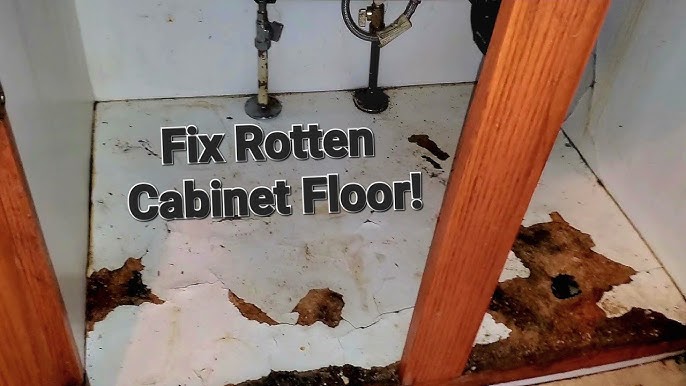 How to Repair Water Damaged Kitchen Cabinets