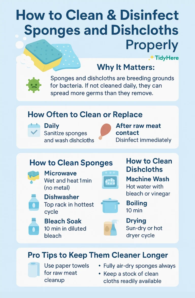 How to Sanitize a Kitchen Sponge