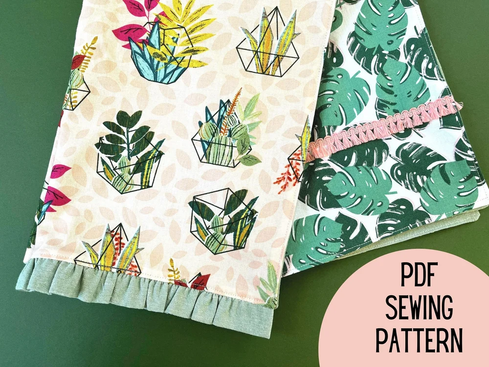 How to Sew Kitchen Towels
