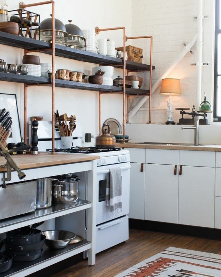How to Style Open Kitchen Shelves