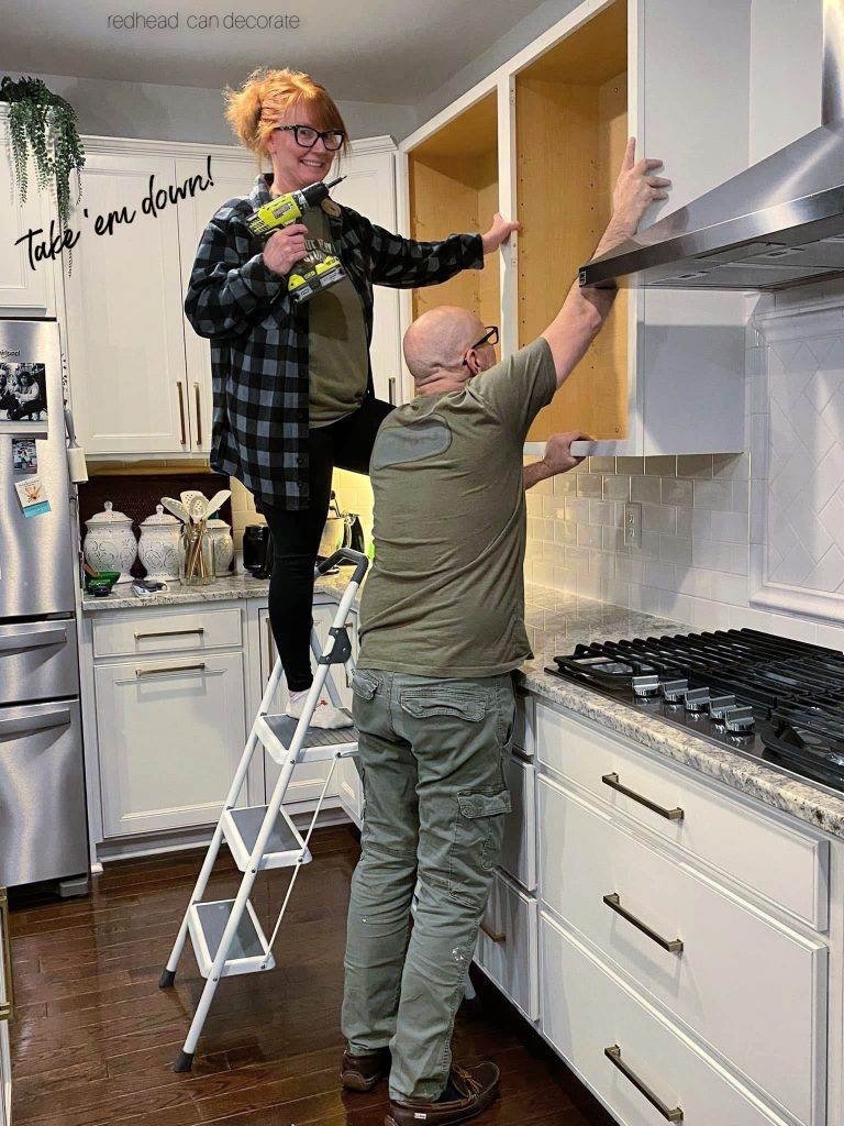 How to Take down Kitchen Cabinets