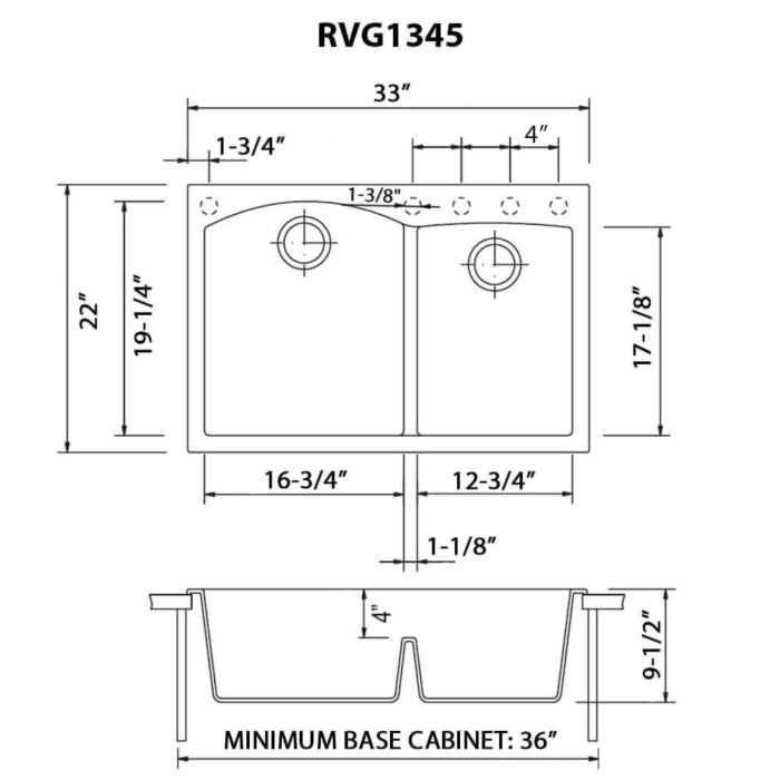What are Standard Kitchen Sink Sizes