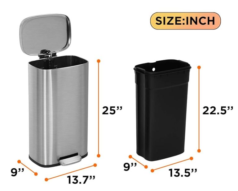 What is the Standard Size Kitchen Trash Can