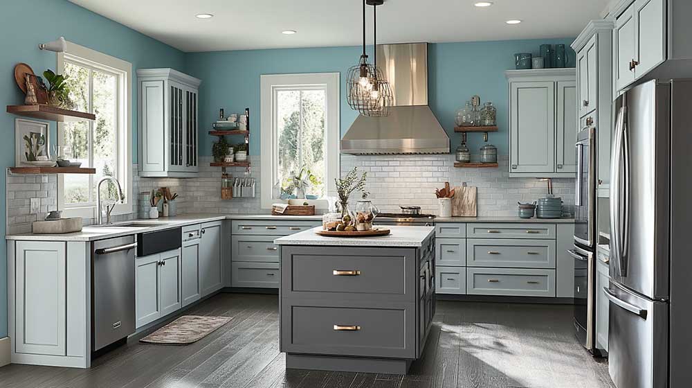 What Wall Color Goes With Grey Kitchen Cabinets: Perfect Pairings
